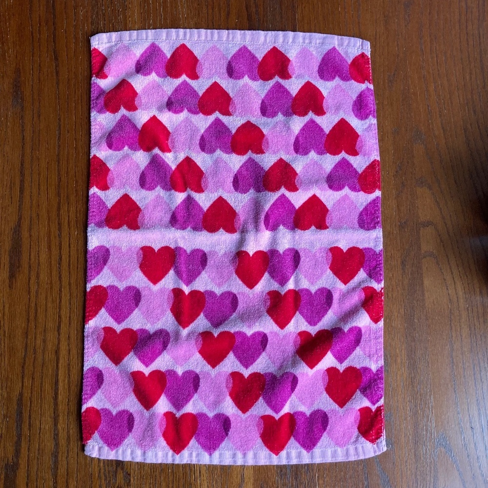 Vintage Hearts Kitchen Dish Towel